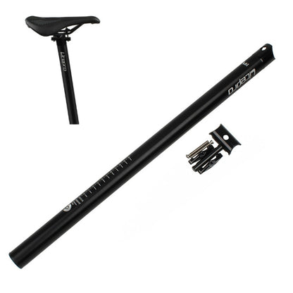 Litepro 412 Folding Bicycle Seatpost 33.9mm LP Plum Blossom Seat Tube, Colour: Black - free shipping - PMC Jewellery - Order now!