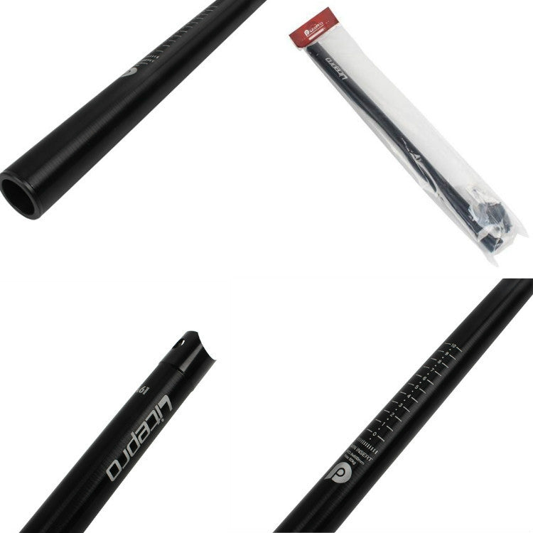 Litepro 412 Folding Bicycle Seatpost 33.9mm LP Plum Blossom Seat Tube, Colour: Black - free shipping - PMC Jewellery - Order now!