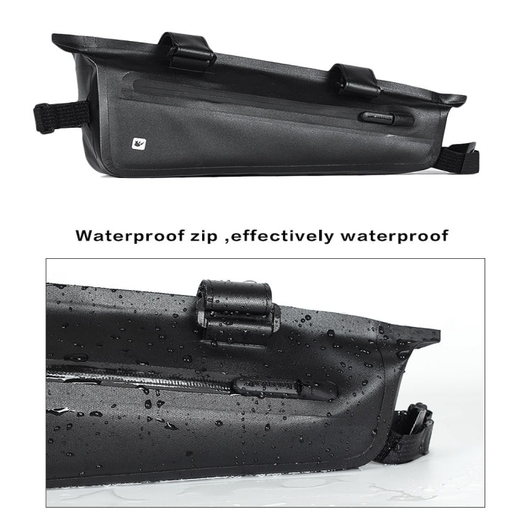 Rhinowalk Bicycle Front Beam Triangle Bag TPU Waterproof Mountain Road Bike Long-distance Riding Saddle Bag(Small 2.2L) - free shipping - PMC Jewellery - Order now!