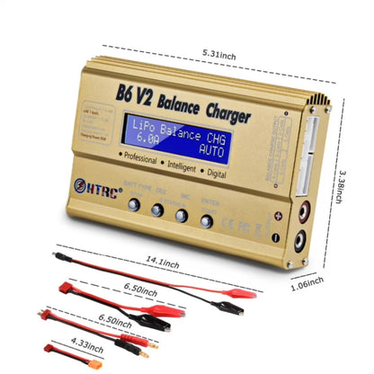 HTRC B6 V2 Model Airplane Charger Smart Balance Charger, UK Plug - free shipping - PMC Jewellery - Order now!