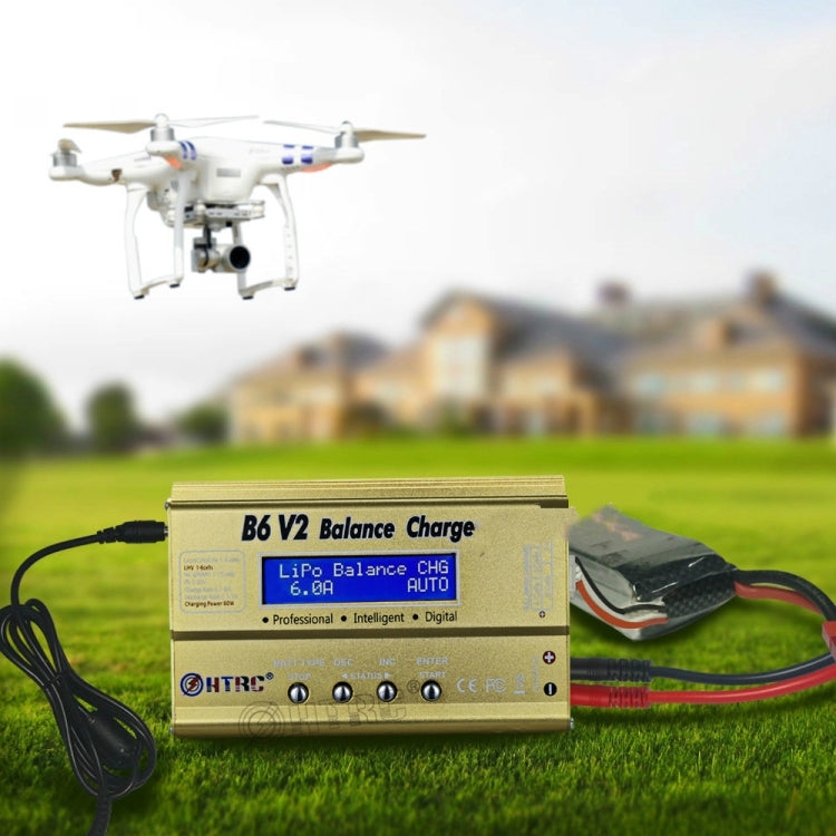 HTRC B6 V2 Model Airplane Charger Smart Balance Charger, UK Plug - free shipping - PMC Jewellery - Order now!