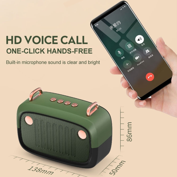 BS32D Wireless Bluetooth Speaker Cartoon Subwoofer Outdoor Card Portable Mini Speaker(Blue) - Mini Speaker by PMC TechLife | Online Shopping South Africa | PMC TechLife