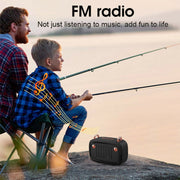 BS32D Wireless Bluetooth Speaker Cartoon Subwoofer Outdoor Card Portable Mini Speaker(Black)