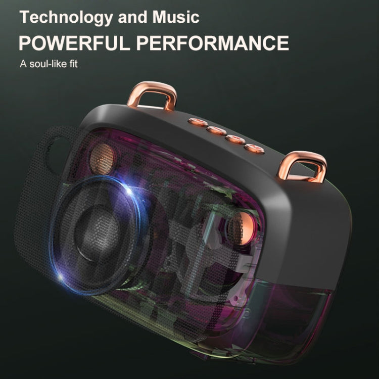 BS32D Wireless Bluetooth Speaker Cartoon Subwoofer Outdoor Card Portable Mini Speaker(Silver Gray) - Mini Speaker by PMC TechLife | Online Shopping South Africa | PMC TechLife