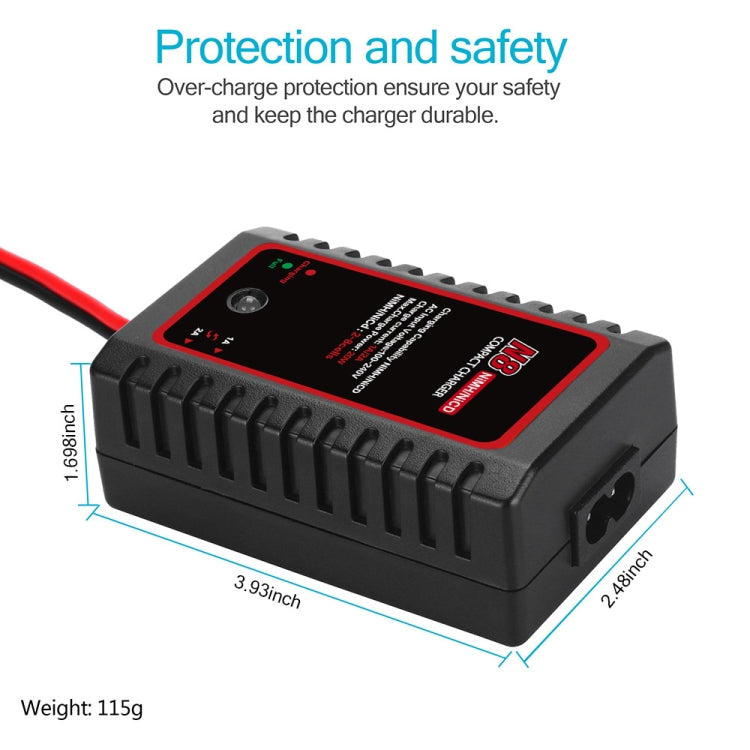 HTRC N8 Ni-MH Ni-Cr Battery Charger Smart Balance Charger, EU Plug - Charger by HTRC | Online Shopping South Africa | PMC TechLife | Buy Now Pay Later Mobicred
