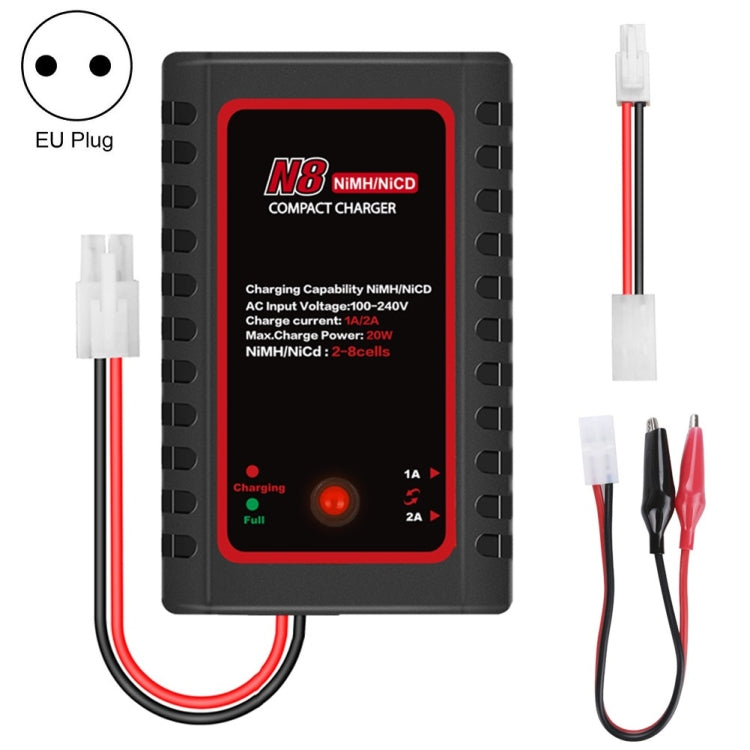 HTRC N8 Ni-MH Ni-Cr Battery Charger Smart Balance Charger, EU Plug - Charger by HTRC | Online Shopping South Africa | PMC TechLife | Buy Now Pay Later Mobicred