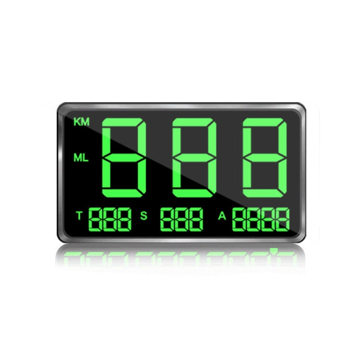 Kingneed C80 4.5inch HUD Car Head-up Display GPS Speed Meter Overspeed Alarm Mileage Altitude Clock(Black) - free shipping - PMC Jewellery - Order now!