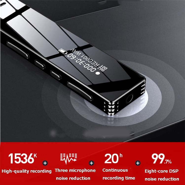 MROBO A10 Professional Voice Recorder HD Noise Reduction Student MP3 Color Screen Player, Capacity: 16 GB - free shipping - PMC Jewellery - Order now!