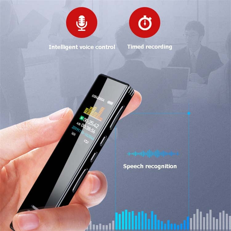 MROBO A10 Professional Voice Recorder HD Noise Reduction Student MP3 Color Screen Player, Capacity: 16 GB - free shipping - PMC Jewellery - Order now!