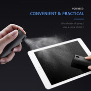 2 PCS Computer Mobile Phone Screen Cleaning Portable Spray Bottle(Space Gray (with Shell and Packaging))