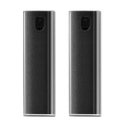 2 PCS Computer Mobile Phone Screen Cleaning Portable Spray Bottle(Space Gray (with Shell and Packaging))