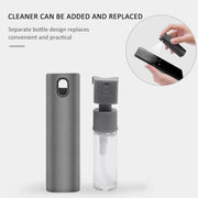 2 PCS Computer Mobile Phone Screen Cleaning Portable Spray Bottle(Space Gray (with Shell and Packaging))