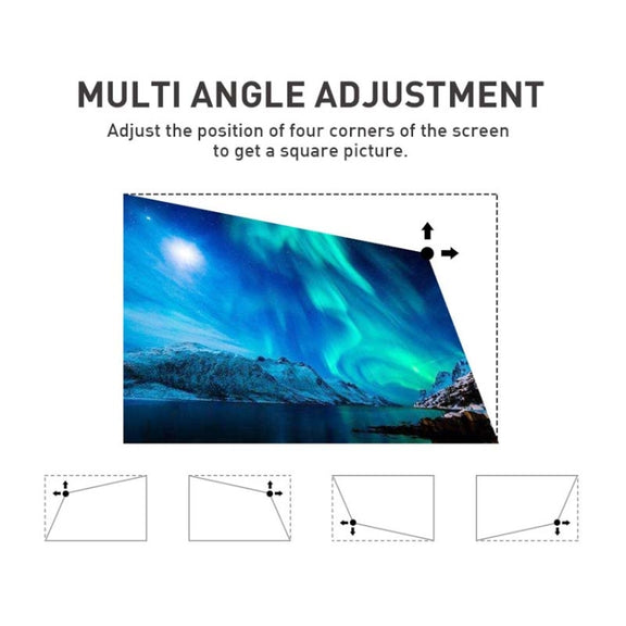 P11 854x480 DLP Mini Smart Projector With Infrared Remote Control, Android 9.0, 2GB+16GB, Support 2.4G/5G WiFi, Bluetooth, TF Card(Silver Gray)