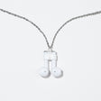AIRPODS Wireless Headset Anti-lost Chain Strong Magnetic Sleeve Titanium Steel Stainless Steel Color Retention Anti-lost Necklace(Steel Color) - Anti-lost & Holder by PMC TechLife | Online Shopping South Africa | PMC TechLife