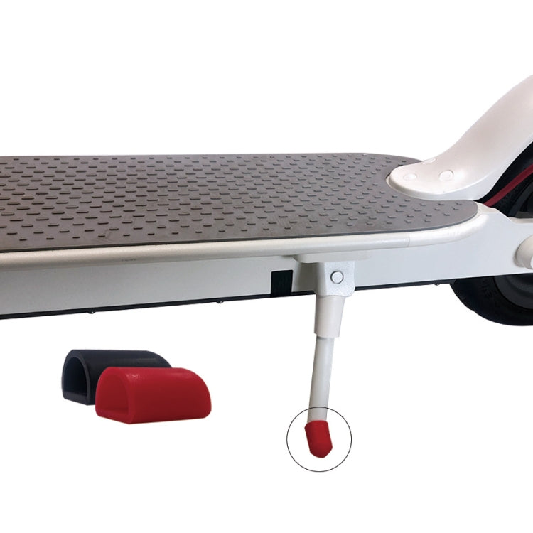 6 PCS For Xiaomi Mijia M365 Electric Scooter Accessories Tripod Foot Support Silicone Cover(Black) - Accessories & Parts by PMC TechLife | Online Shopping South Africa | PMC TechLife | Buy Now Pay Later Mobicred