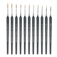 11 PCS Full Sets WeiZhuang Hook Line Pen Painting Hand-painted Watercolor Wolf Mint Hook Line Pen Painting Stroke Thin Line Brush, Color:Dark Blue - free shipping - PMC TechLife - Order now!