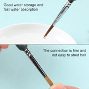 11 PCS Full Sets WeiZhuang Hook Line Pen Painting Hand-painted Watercolor Wolf Mint Hook Line Pen Painting Stroke Thin Line Brush, Color:Dark Blue