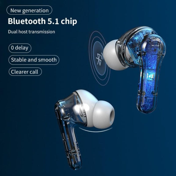 ANC PRO Touch 5.0TWS Master-slave Switch Wireless Bluetooth Headset Intelligent Noise Cancelling(White)