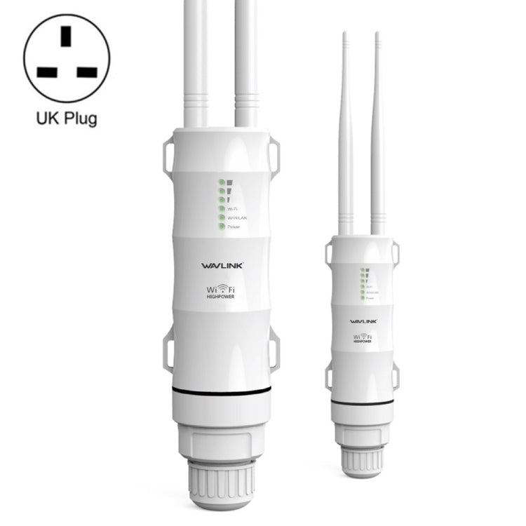 WAVLINK AC600 AP 2.4G/5G Dual Frequency Outdoor High Power Repeater, Pulg Type:UK Plug - free shipping - PMC Jewellery - Order now!