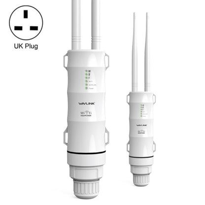 WAVLINK AC600 AP 2.4G/5G Dual Frequency Outdoor High Power Repeater, Pulg Type:UK Plug - free shipping - PMC Jewellery - Order now!
