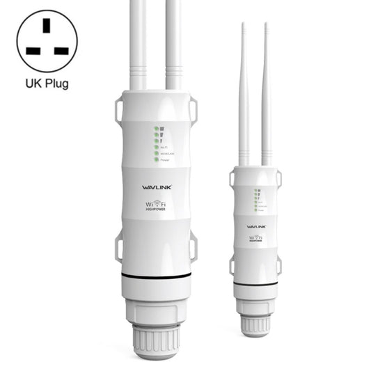 WAVLINK AC600 AP 2.4G/5G Dual Frequency Outdoor High Power Repeater, Pulg Type:UK Plug - free shipping - PMC Jewellery - Order now!