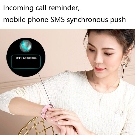Bozlun B36 1.04 inch Color Screen Smart Bracelet, IP68 Water-resistant,Support Heart Rate Monitoring/Menstrual Period Reminder/Call Reminder(Red)