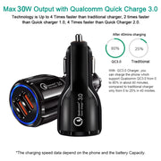 2 PCS QC3.0+3.1A Car Charger Dual USB 6A Halo Wine Bottle Fast Charge Car Charger(Classic White)