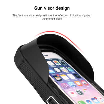 Mountain Bike Card Holder Touch Screen Mobile Phone Holder Motorcycle Electric Vehicle Waterproof Navigation Bracket Shade Mobile Phone Holder, Style:Handlebars(Black) - free shipping - PMC Jewellery - Order now!