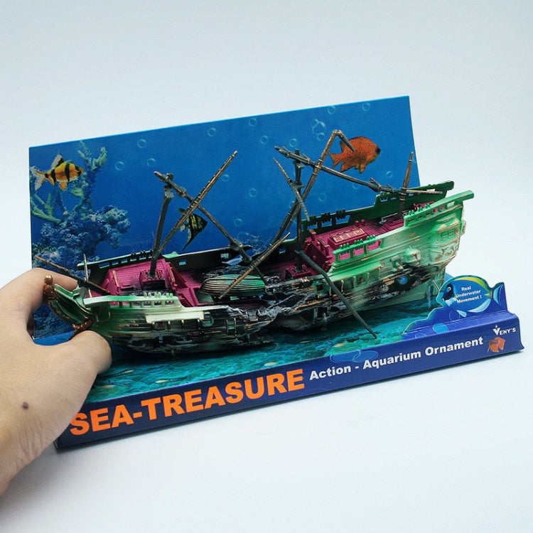 Aquarium Fish Tank Aquarium Landscaping Decoration Oxygen-enhancing Toy Rotten Shipwreck - Fish Tank Decoration by PMC TechLife | Online Shopping South Africa | PMC TechLife | Buy Now Pay Later Mobicred