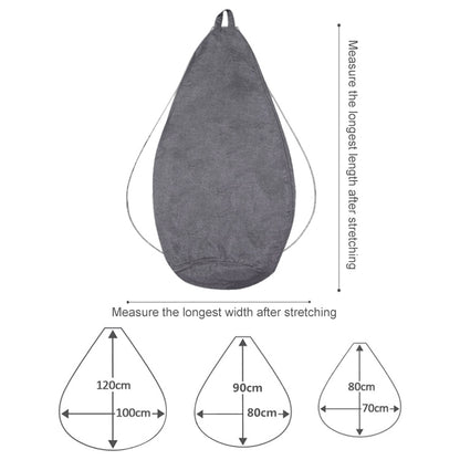 Lazy Sofa Bean Bag Chair Fabric Cover, Size: 80x90cm(Black) - Sofa Covers & Chair Covers by PMC Jewellery | Online Shopping South Africa | PMC Jewellery | Buy Now Pay Later Mobicred
