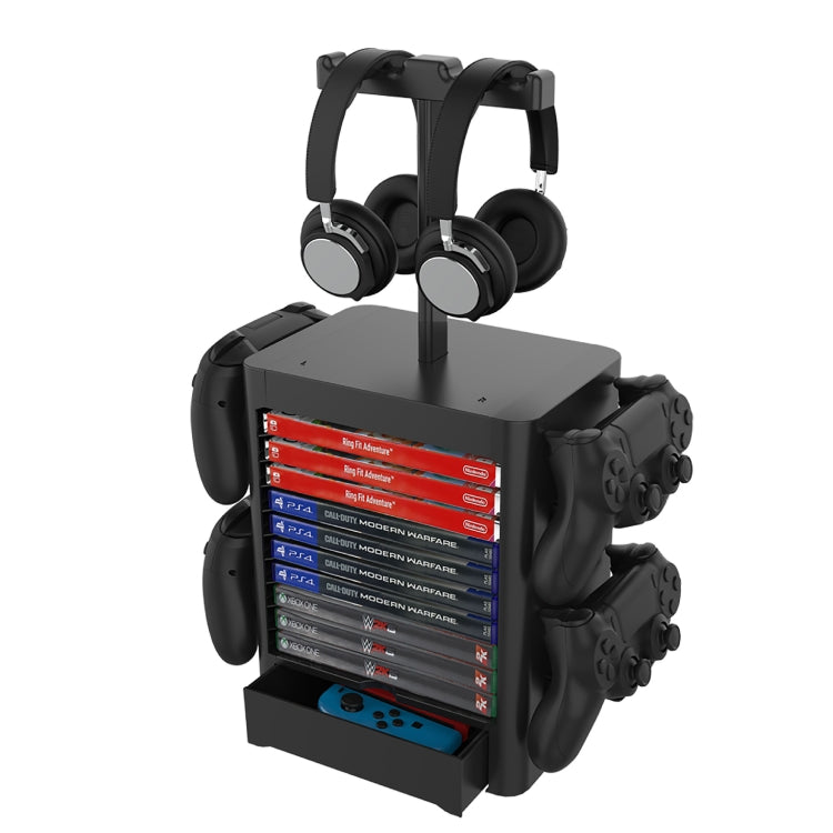 Game Disc Storage Rack Headphone Storage Rack For PS5 / Xsx - Holder by PMC TechLife | Online Shopping South Africa | PMC TechLife