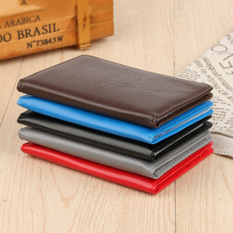 Russian PU Leather Cover Driving License Card Credit Holder Purse Wallet - Card & Passport Bags by PMC TechLife | Online Shopping South Africa | PMC TechLife | Buy Now Pay Later Mobicred