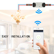 DIY WiFi Smart Light Switch Timer Universal Breaker Wireless Remote Control Works with Alexa Google Home Smart Home Automation