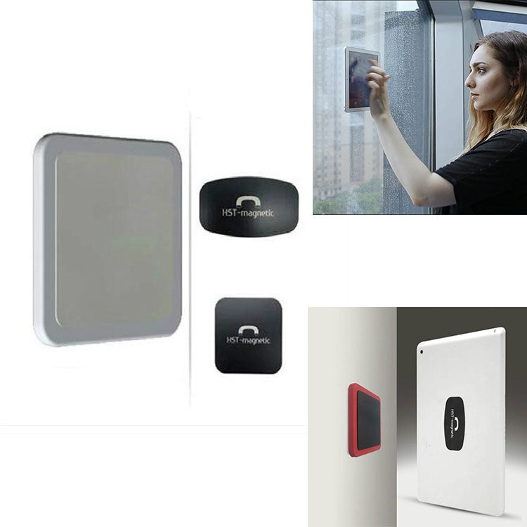Wall-mounted iPad Magnetic Adsorption Universal Sticker Mobile Phone Wall Bracket(White A) - Hand-Sticking Bracket by PMC TechLife | Online Shopping South Africa | PMC TechLife