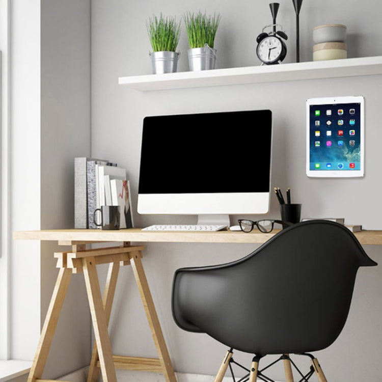 Wall-mounted iPad Magnetic Adsorption Universal Sticker Mobile Phone Wall Bracket(Black A)
