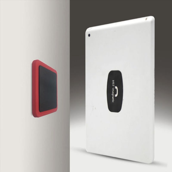 Wall-mounted iPad Magnetic Adsorption Universal Sticker Mobile Phone Wall Bracket(Black A)