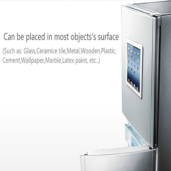 Wall-mounted iPad Magnetic Adsorption Universal Sticker Mobile Phone Wall Bracket(Black A)