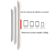 Wall-mounted iPad Magnetic Adsorption Universal Sticker Mobile Phone Wall Bracket(Black A)