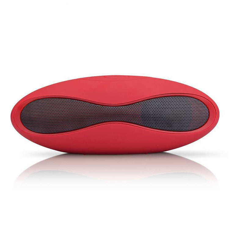 3D Stereo Mini Rugby Shape Bluetooth Speaker with TF Card Slot(Red) - Mini Speaker by PMC TechLife | Online Shopping South Africa | PMC TechLife