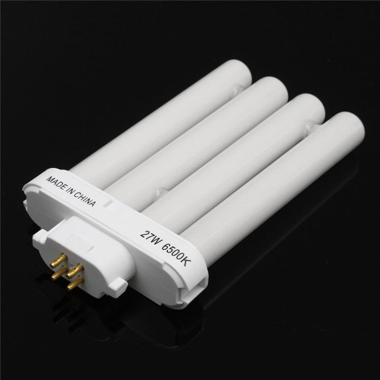 4 Rows Light Bulb 27W 6500K 4PinTube Compact Fluorescent Light Tube Energy Saving Lamp Bulb Tube Pure White Lighting -  by PMC TechLife | Online Shopping South Africa | PMC TechLife