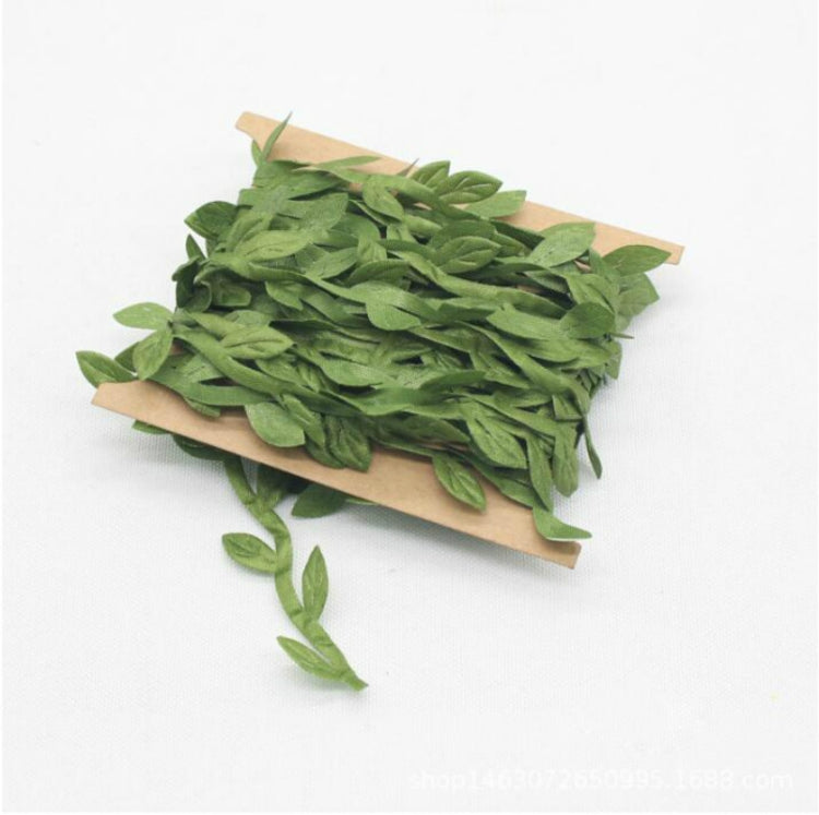 10 PCS Cloth Leaf Garland Decoration Accessories Green Leaf Cane Leaf Simulation DIY Garland Material, Size:5 Meters / Card - Decorative Flowers & Wreaths by PMC TechLife | Online Shopping South Africa | PMC TechLife | Buy Now Pay Later Mobicred
