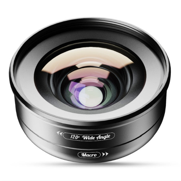 APEXEL APL-HD52IN1WM 2 in 1 Distortion-free HD 120-degree Wide-angle + 10X Macro Universal SLR External Mobile Phone Lens Set(Telephoto Clip) - free shipping - PMC TechLife - Order now!