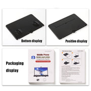 12 inch Pull-out Typed Ultra-clear 3D Mobile Phone Screen Stretching Bracket Amplifier(White)