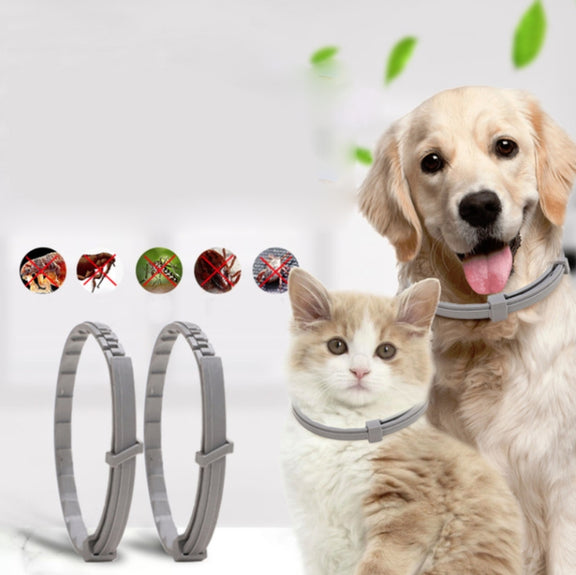 Pet Flea & Anti-Lice Collar Pet In Vitro Insect Repellent Ring, Size:Small Dog/38cm