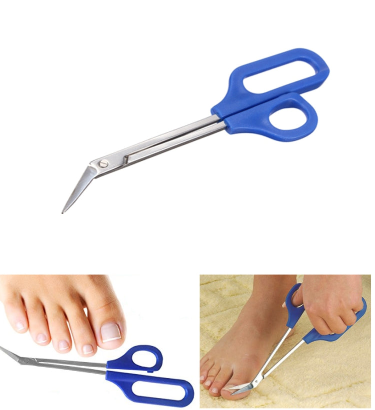 3 PCS Long Reach Easy Grip Toe Nail Toenail Scissor Trimmer - free shipping - PMC Jewellery - Order now!