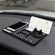 Car Interior Car Multifunctional Instrument Panel Storage Pad Car Phone Bracket Anti-slip Pad With Stop, Style:Rotating Black Circle - Car Holders by PMC TechLife | Online Shopping South Africa | PMC TechLife