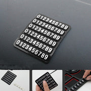 Car Interior Car Multifunctional Instrument Panel Storage Pad Car Phone Bracket Anti-slip Pad With Stop, Style:Rotating Black Circle