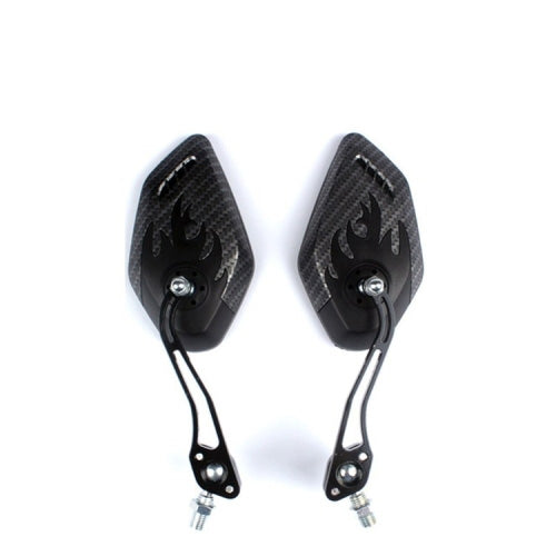 Mountain Bike Carbon Pattern Rearview Mirror Riding Equipment 3K Pattern Plane Mirror Reflector - free shipping - PMC TechLife - Order now!