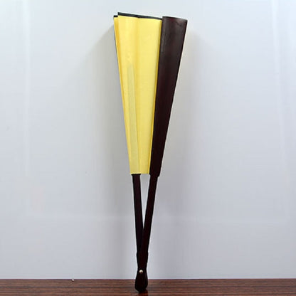 10 inch Pure Color Blank Silk Cloth Folding Fan Chinese Style Calligraphy Painting Fan(Black) - free shipping - PMC Jewellery - Order now!