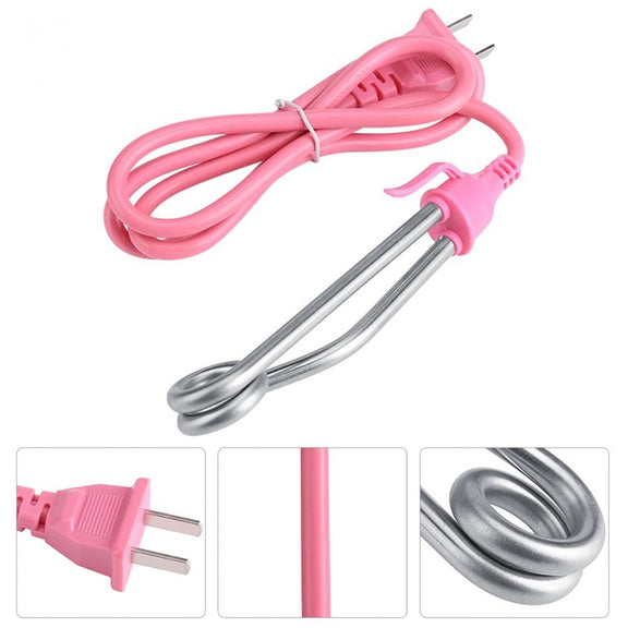 MJ-R4 Electric Water Heater Element Mini Boiler Hot Water Immersion Travel Use 600W (Color Random Delivery)